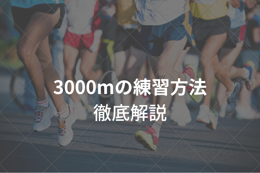 3000mの練習方法 徹底解説